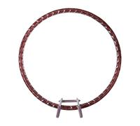 Baoblaze Embroidery Hoop Round Cross Stitch Hoop Display Frame 16cm Versatile Spring Tension Embroidery Frame for Needlework Wedding, coffee