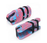Baoblaze Eva Leg Float Water Exercise Shoes Aquatic Therapy Boots Buoyancy Trainers Pool Footwear with Lightweight Eva Foam and Fit Suitable for Pool Workouts, Camo Blue Red, Long