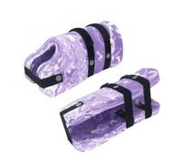 Baoblaze Eva Leg Float Water Exercise Shoes Aquatic Therapy Boots Buoyancy Trainers Pool Footwear with Lightweight Eva Foam and Fit Suitable for Pool Workouts, Camo Purple White, Long