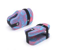 Baoblaze Eva Leg Float Water Exercise Shoes Aquatic Therapy Boots Buoyancy Trainers Pool Footwear with Lightweight Eva Foam and Fit Suitable for Pool Workouts, Camo Blue Red, Short