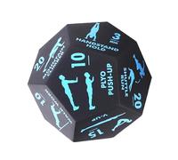 Baoblaze Exercise Decision Dice 12 Sided Lightweight Fitness Equipment Foam Die for Wod Bodyweight Full Body Training Adults, blue