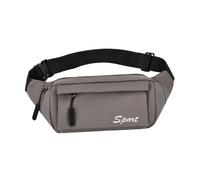 Baoblaze Fanny Pack Handbag Pouch Daypack Chest Bag for Running Gym Sports Hiking Walking, Light Grey