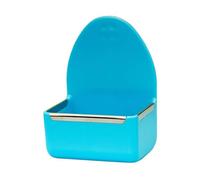 Baoblaze Feeder for Cage Hanging Bunny Food Dish Anti Tipping Water Bowl Dish Feeder for Birds Hamster Chinchilla Ferret, blue