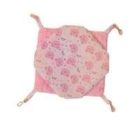 Baoblaze Ferret Rat Hammock Double Side Cozy 20x20cm Hamster Nest Chinchilla Hanging Bed for Guinea Pig Squirrel Hamster Gerbil Parrot, red