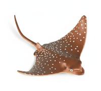 Baoblaze Figure Detailed Marine Life Animal Sculpture Learning Tool Decorative Ornament Solid Construction Suitable for desk display gift giving aquarium landscaping, Manta Ray