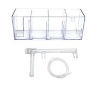 Baoblaze Fish Tank Filter Aquarium Filter Lightweight Quiet,Easy to Install,Filtration Aquarium Accessories Turtle Tank Filter Hanging, single box with hose