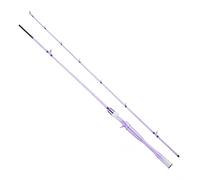 Baoblaze Fishing Rod Equipment Equipped With Rod Blank Reel Seat Butt Cap Guide Rings Featuring Carbon Fiber Composite And EVA Foam Suitable for Beginners, 1.68m high power Spinning