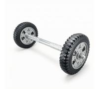 Baoblaze Fitness Abdominal Wheel Core Exercise Roller Builds Core Stability Balance Endurance With Stainless Steel Construction Non Slip Handles Rubber Wheels, 200mm, Long Wheel