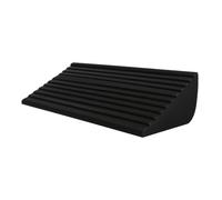 Baoblaze Fitness Incline Board Squat Wedge Slant Board Exercise Ramp Calf Stretch Block EVA Foam Material for Deep Squats and Calf Stretches Joint Support, 40.5 16 6cm, Black/Stepped Type