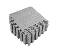 Baoblaze Floor Padding for Kids Fitness Mats Cushion Over Carpet Flooring Interlocking Foam Floor Tiles for Home Entertainment Outdoor, Gray