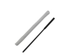 Baoblaze Flute Cleaning Rod Spiral Cleaner Swab Accessory Double Sided Cover Control Maintenance Tool Steel Silicone Microfiber suitable for at home practice rehearsal care
