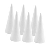 Baoblaze Foam Cones Craft Foams Handmade Arts Crafts Christmas Decorations Foam Tree Cones for Table Centerpiece Holiday Wedding Party, Style A