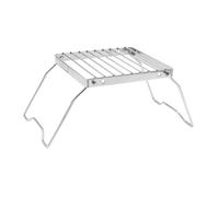 Baoblaze Foldable Burner Stove Stand Folding Campfire Grill Compact Multiuse Charcoal Grate Rack for Picnic BBQ Travel Camping Outside