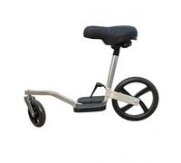 Baoblaze Foldable With Single Leg Frame Kick Scooter Glider Adjustable Seat Padded Saddle Folding Footboard Suitable for outdoor pavement riding park cruising commuting