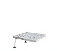 Baoblaze Folding Fishing Portable Station Adjustable Aluminum Alloy With Compact Fold And Surface Suitable for Trekking To Ponds Remote Streams Day Trips