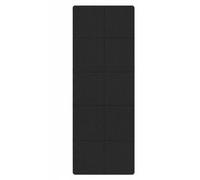 Baoblaze Folding Pad Exercise Pad Workout With Easy Carry Design And Compact Storage Form Suitable for city apartments rest outdoor, Black