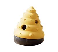 Baoblaze Food Dispensing Dog Toy Interactive Silicone Reward Playing Chewing Enrichment Toy for Small Pets Guinea Pigs Rabbits Dog, Conch