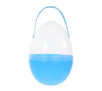 Baoblaze Giant Easter Egg Portable Large Decorative Egg with Handle, Hollow Eggshell Basket for Easter Spring Party, Easter Basket, Wedding Centerpiece, Photo Prop, Gift & Toy Filler, blue