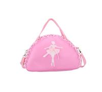 Baoblaze Girls Duffle Bag, Sweet Multipurpose Cute Ballet Dance Bag Gym Duffel Bag for Sports, Latin Dance, Pink