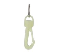 Baoblaze Glow in The Dark Carabiner Hook Dive Carabiner Clip Surfing for Weight Belt Stainless Steel Boating Keychain Buckle Snap Hook