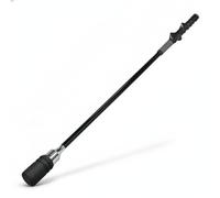 Baoblaze Golf Swing Weighted Practice Aid Stick Tool With Metal Head and Sponge Base for Sound Guidance and Rhythm Training suitable for practice at the range beginner lessons coaching, Black