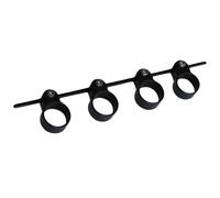 Baoblaze Grip Strength Hand Grip Strengthener Universal Finger Force Span Practing Guitar Finger Expansion Finger Strengthener, black and S