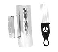 Baoblaze Guiro Instrument with Guiro Shaving Brush to Play Hand Musical Instrument for Stage Live Performance Concerts, 21x7.3cm