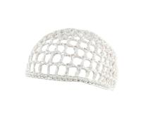 Baoblaze Hair Nets Cap, Sleeping Soft Nylon Bun Lifting Strap Accessory, Crochet Hair Net Mesh Cover, Curls Hair Net Towel, White