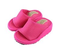 Baoblaze Half Sole Slippers Foot Massage High Heel Heeled Shoes Wedge Sandal Slides Calf Stretcher for Women Exercise Indoor Home Lady, Rose