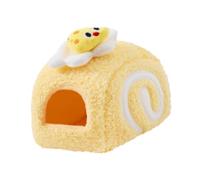 Baoblaze Hamster Bed Hideout Cute Lovely Soft Cozy Guinea Pig Cave Bed Hamster Sleeping Nest for Gerbil Hedgehog Chinchilla Ferret Rat, Yellow