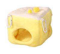 Baoblaze Hamster Bed House Hamster Hanging Hideout Bed Soft Lovely Guinea Pig Cave for Chinchilla Dwarf Rat Sugar Glider Small Pet, S