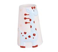 Baoblaze Hamster Drinking Water Feeder Base Auto Dispenser Stand Giraffe Pattern Ornament Rack Small Pet Supplies for Birds Chinchilla, Light Blue
