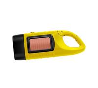 Baoblaze Hand Crank Solar Powered Flashlight Camping Lamp Multifunctional Bright Portable Torch Handheld Flashlight for Travel, Yellow
