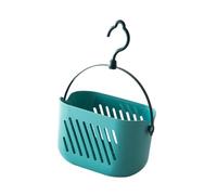 Baoblaze Hanging Shower Organizer,Shampoo Soap Holder Organization Bin Wall Storage Basket for Apartment Garage Laundry, Blue