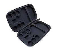 Baoblaze Hard Shell Ping Pong Paddle Case Table Tennis Bat Case Padel Racket Bag Storage Box Table Tennis Racket Cover Carrying Bag for Competition Sports Equipment Organizer Bags, Black for 2 Paddles