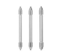 Baoblaze Head Drill Clamp Pin Vise Hand Drill Holder Micro Bit Knurled Texture Double Ended Heads Suitable for Watch Service Jewelry Design Miniature Models Bench tasks