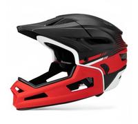 Baoblaze Headgear Modular Convertible Bike Helmet Lightweight Foam Protection Removable Chin Guard Ventilation Washable Liner Suitable for Mountain Biking Outdoor Trails, Red Black