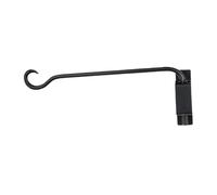 Baoblaze Hook Frame Wrought Iron Plant Hanger Rotatable Practical Swivel Plant Hanger Outdoor Hanging Basket Bracket for Gardens Decks