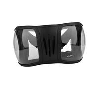 Baoblaze Horse Riding Goggles Horse Eye Cover Windproof Multipurpose Equestrian Goggles Horse Eye Protection for Endurance Riding Game, clear and black