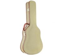 Baoblaze Industrial Case Acoustic Guitar Case Hard Shell Wood PU Leather with Adjustable Shoulder Straps and Secure Closure for Safe Travel Suitable for buskers Street Shows Public Transport Home