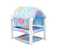 Baoblaze Industrial Shelter Small Animal House Hut Enclosure With Covered Top Den Support Shelf And Base Lounge PVC Frame And Cleanable Textile suitable for, Light Blue