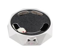 Baoblaze Interactive Cat Toy Electric Cats Hunting Toys Practical Catching The Mice Cat Claw Mice Toy Kitten Exerciser for Farmhouse