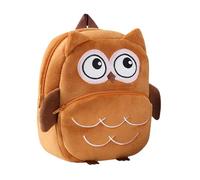 Baoblaze Kids Backpack Plush Bag,Cute Casual Lifelike Creative Purse Daypack Mini Schoolbag for Child Pet Lovers Girls Teens Boys, owl