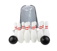 Baoblaze Kids Bowling Set Outdoor Mini Bowling Set 10 Pin and 2 Ball Indoor Interactive Play Toys with Storage Bag Outdoor Sports Game Ball Toy Garden Toys for Kids Boys Girls Toddlers, 22cm