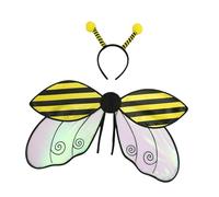 Baoblaze Kids Costume Wing with Headband Fancy Dress up for Parties Masquerade Boys Girls, Yellow