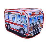 Baoblaze Kids Fire Truck Car Play Tent Indoor Gifts Toys, Ambulance
