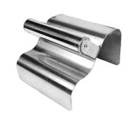Baoblaze Landscape Curbing Trowel Concrete Shaping Tool Stainless Steel with Handle DIY Masonry Cement Multipurpose Concrete Curb Tool, Style C