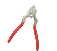 Baoblaze Lighting Fixture Chain Pliers,Zinc Alloy Connector,7 Inches Spring Loaded Red Vinyl Grip Chain Opening and Closing Pliers Red