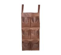 Baoblaze Linen Cart Cover Laundry Bag Utility Bag Housekeeping Bag Replacement with Rugged Oxford Canvas and Firm Attachment, Vertical 3 Rows + 6 Pockets, 30cm X 65cm