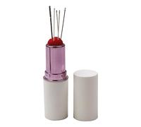Baoblaze Lipstick Shape Pin Cushion Pincushion Pin Pad Pin Case Pin Holder for Quilting Embroidery Hand Needlework DIY Crafts Sewing Necessities, White
